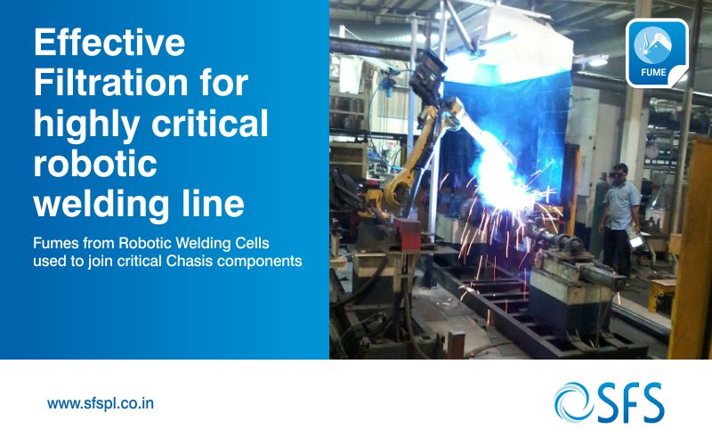 Effective Filtration for highly critical robotic welding line
