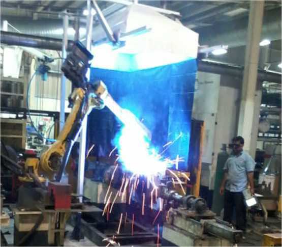 Centralised System for Robotic welding installation