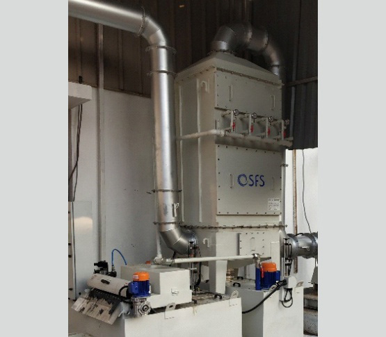 Wet Dust Collector Installation at CNC Oil buffing