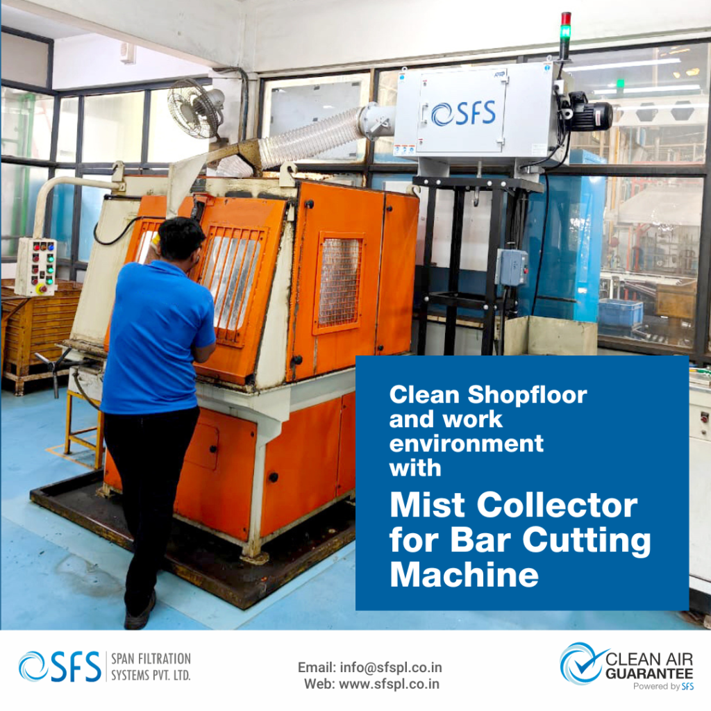 Mist-Collector-Working-for-Bar-Cutting-Machine